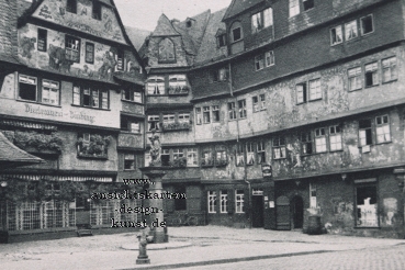 AK Frankfurt am Main / Roseneck - Gaststätte Brauerei Binding - Geschäfte - Architektur / 1915-1930