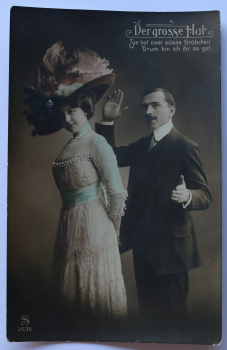 PC Woman with Hat - Der grosse Hut / 1910-1930